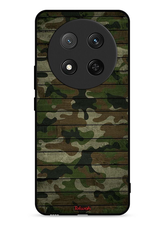 Tolwak Honor X9c 5G Protective Case Cover Camouflage Wooden Pattern  - Image 1