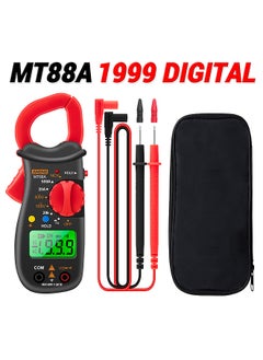 ANENG MT88A Clamp Meter Multimeter LCD Digital Universal Meter 1999 Counts Auto Range Handheld DC/AC Voltage Voltmeter 500A AC Current Ammeter Frequency Capacitance Tester NCV Test Data Hold Green Backlit Screen  - Image 3