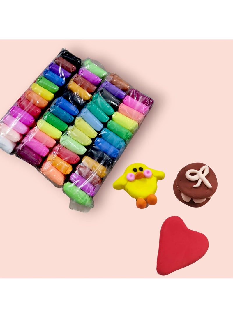 Air Dry Clay, 12 Colors Modeling Clay Set with 3 Sculpting Tools, Clay Art Toy for Adults and Kids, DIY Air Dry Craft Clay Kit - Image 5