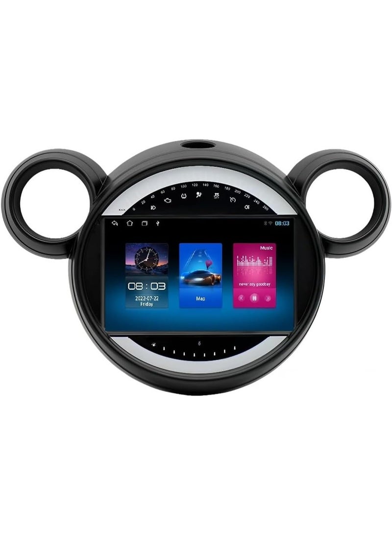 SHEZA STAR Android Car Stereo for Mini Cooper 2011-2016 2GB RAM 32GB ROM Support Carplay, M-Link Wi-Fi BT, Radio GPS, 9 Inch IPS Touch Screen with AHD Camera Included - Image 1