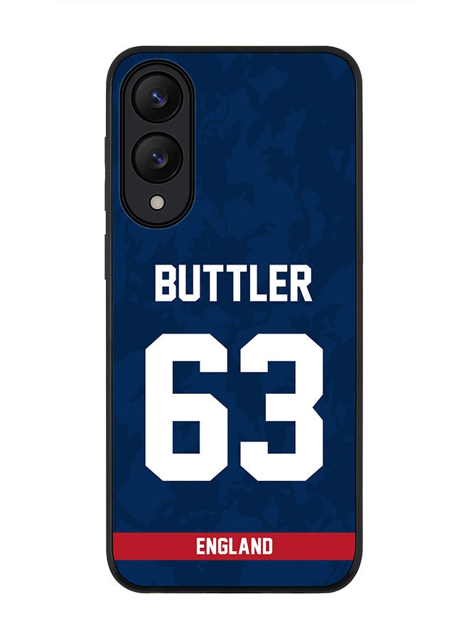 Stylizedd For Samsung Galaxy S25 Edge Case,Slim fit Camera Protection, Shockproof Thin Phone cover  - England Jos Buttler, Jersey No 63