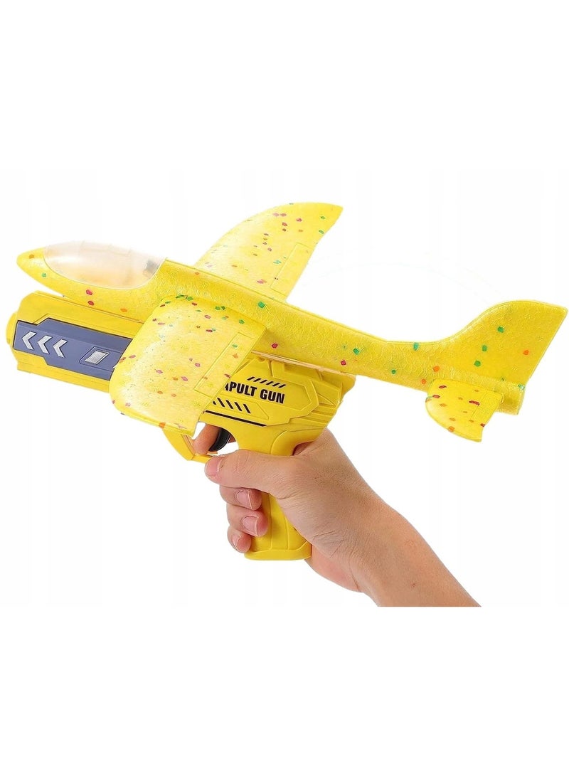 FUN MOMENT Multi-color Kids Plane Launcher Toy with LED Light (Random Selection) - Image 3