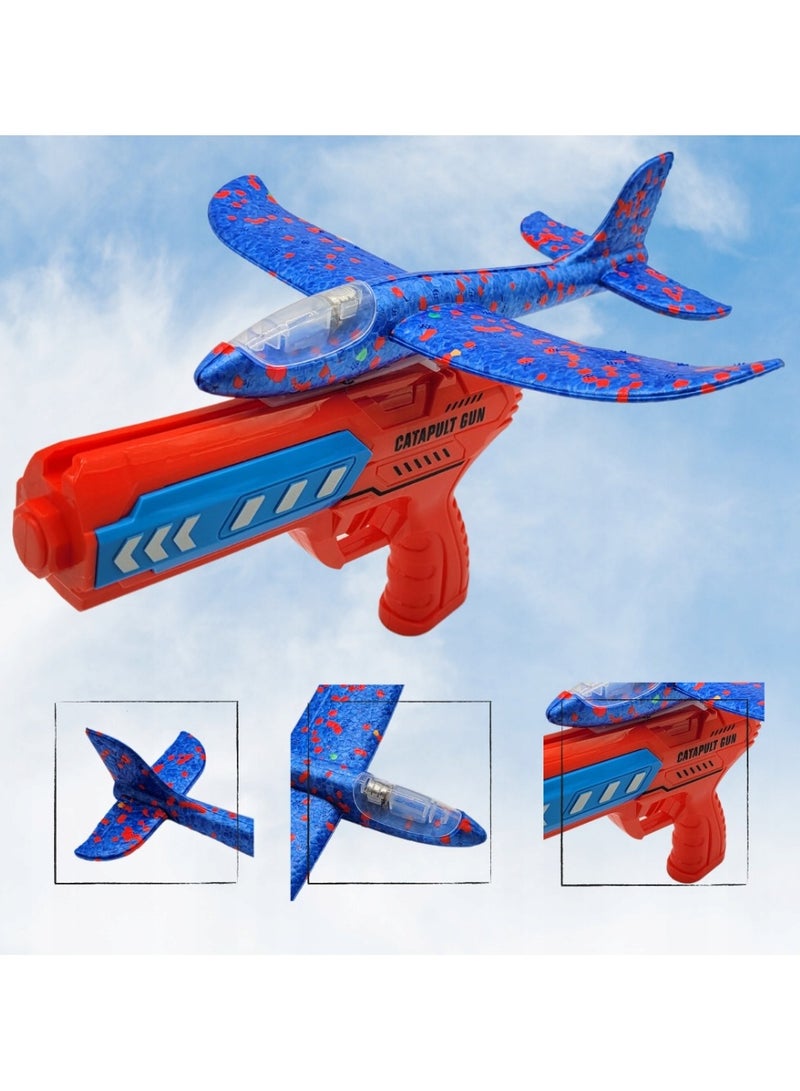 FUN MOMENT Multi-color Kids Plane Launcher Toy with LED Light (Random Selection) - Image 4