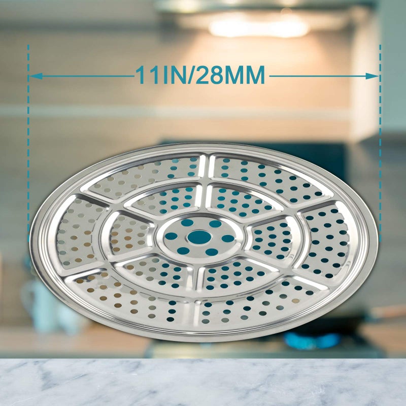FONLLAM 2Pack Stainless Steel Canner Rack - 11-Inch Pressure Cooker Rack for Pressure Canner - Compatible with Presto, All-American and More - Image 5