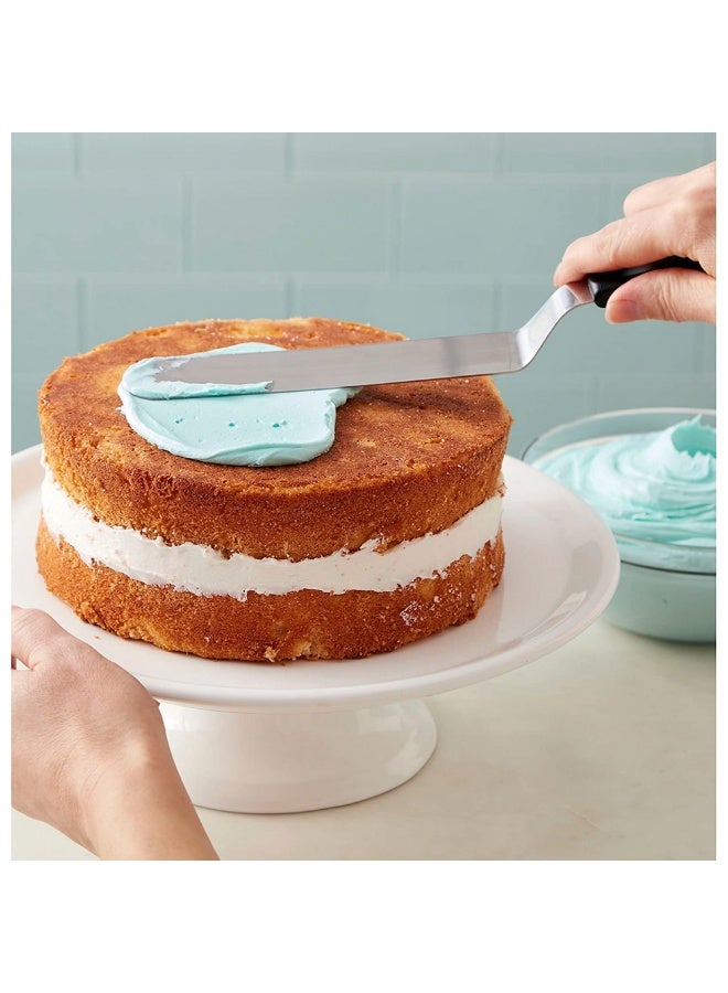 Baker's Secret ملعقة كريمة من الفولاذ المقاوم للصدأ 32.8 سم من بيكرز سيكريت - ملحق مطبخ متين لتزيين الكعك، ونشر، وتنعيم - Image 2