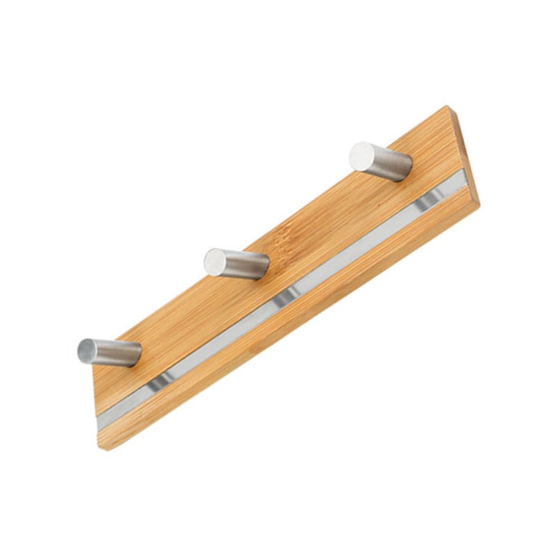 Stainless Steel Self Adhesive Towel Hook Rack Heavy Duty Wall Mounted Organizer for Bathroom Kitchen No Drilling Required - Image 2