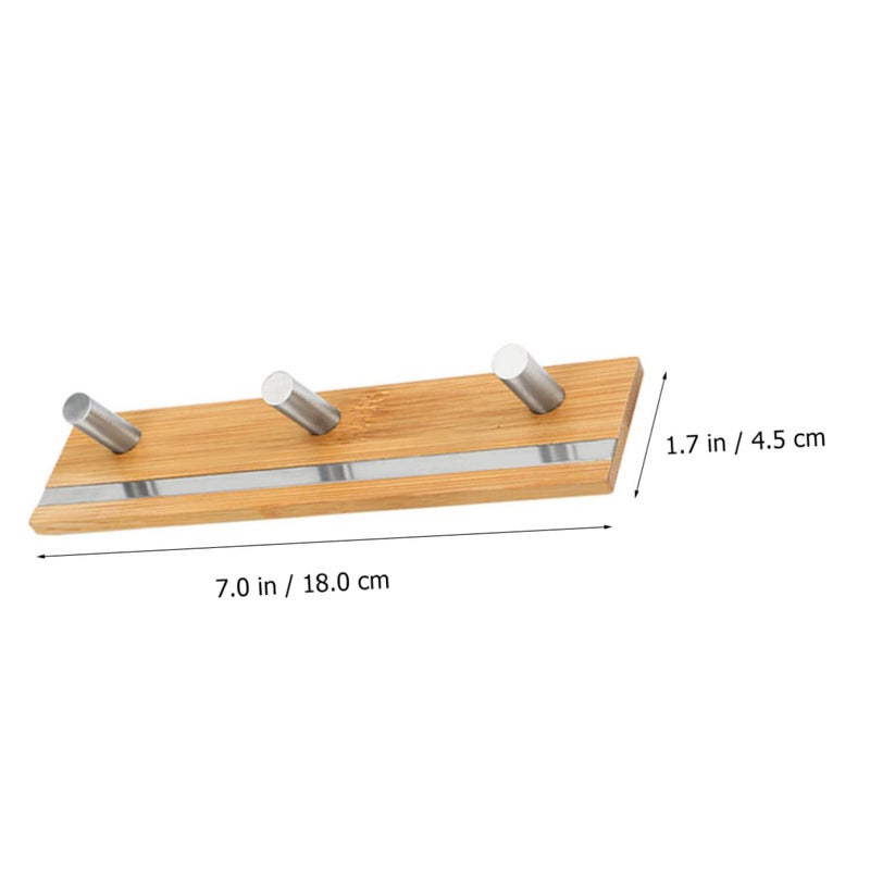 Stainless Steel Self Adhesive Towel Hook Rack Heavy Duty Wall Mounted Organizer for Bathroom Kitchen No Drilling Required - Image 5