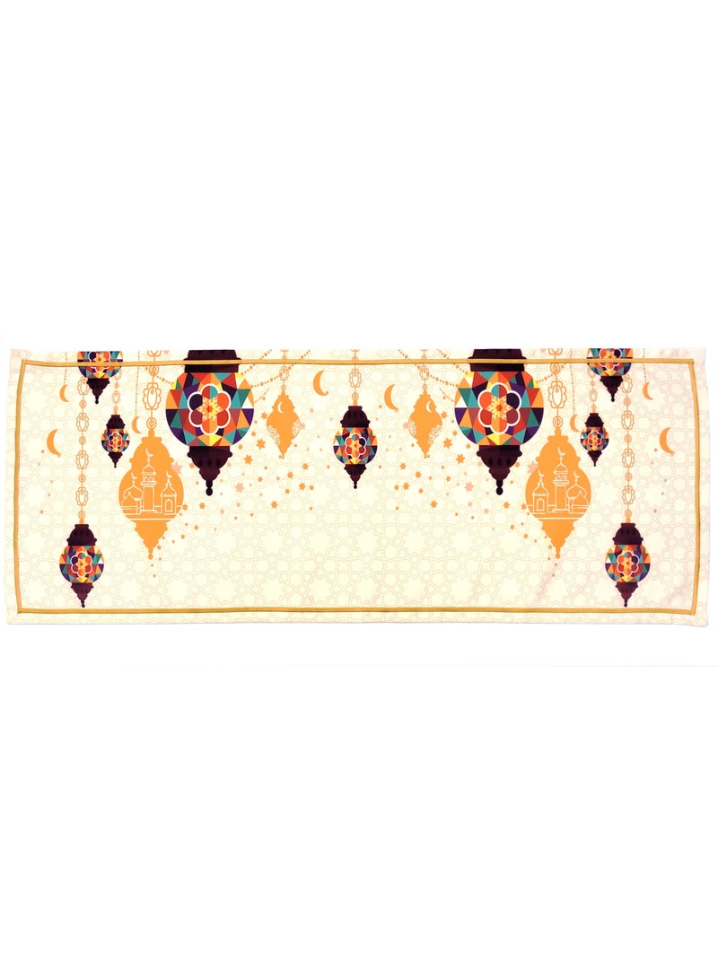 Alwan طقم من 2 غطاء وسادة رمضان كريم و 1 عداء - Image 2