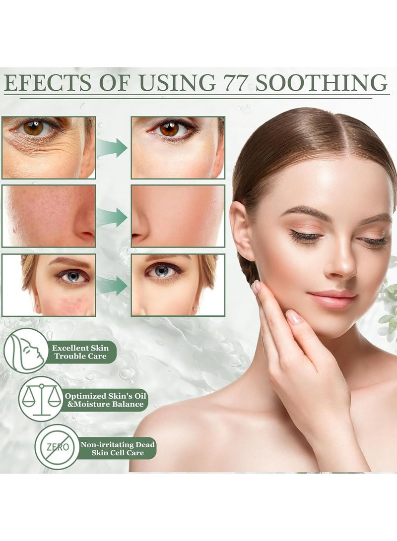 DubaiGallery Soothing Toner, 77% Soothing Toner, Soothing Toner Face, Soothing Skin, Moisturising, Cleansing, Face Toner for Sensitive and Normal Skin - Image 4