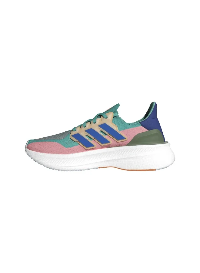 adidas أديداس ألترا بوست 5 سنيكرز جري برتقالي للرجال 7
