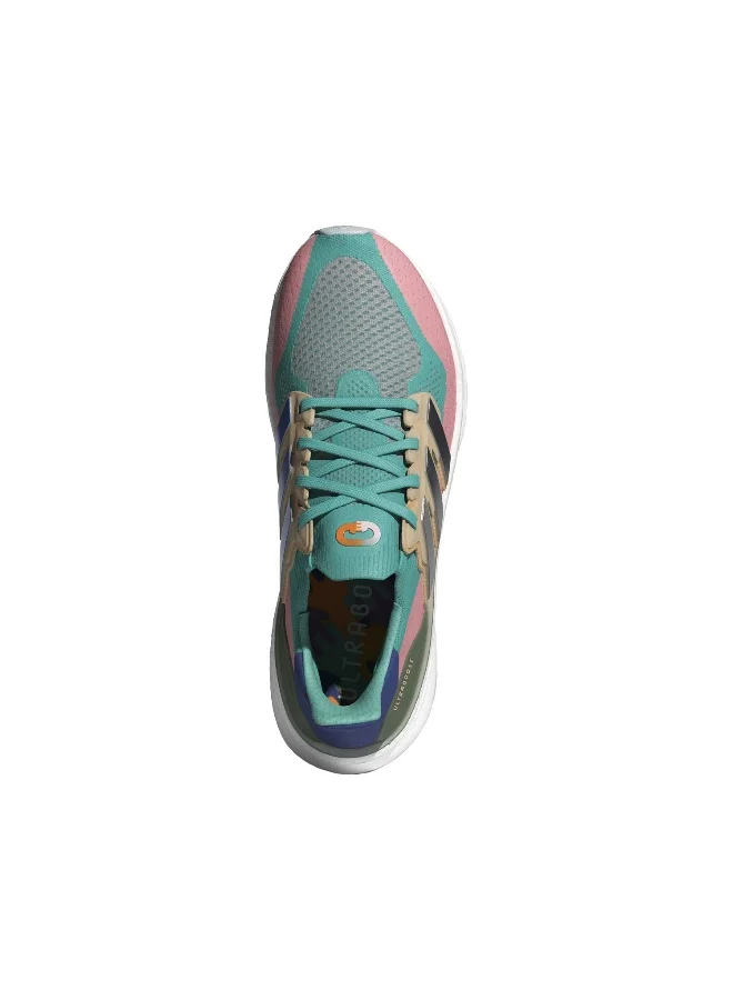 adidas أديداس ألترا بوست 5 سنيكرز جري برتقالي للرجال 7