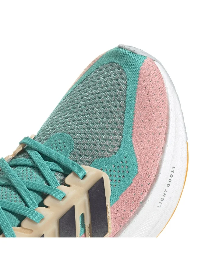 adidas أديداس ألترا بوست 5 سنيكرز جري برتقالي للرجال 7