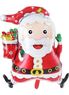 Düvenci Ticaret New Year Smiling Santa Claus Foil Balloon 