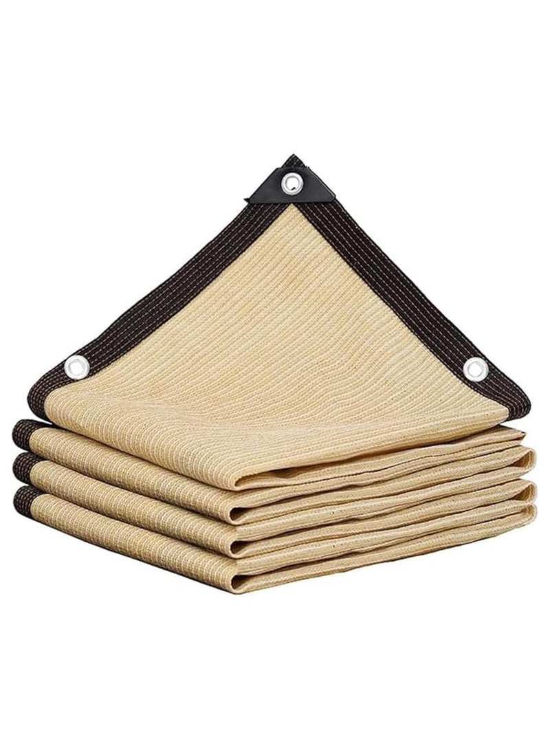 NANAO Patio Sun Shade Sail Canopy, Rectangle Shade Cloth Block Sunshade Fabric, UPF50+ AGTAPS14, 95% UV Blockage - Outdoor Cover Awning Shelter for Pergola Backyard Garden Yard (4 x 6 m) - Image 1