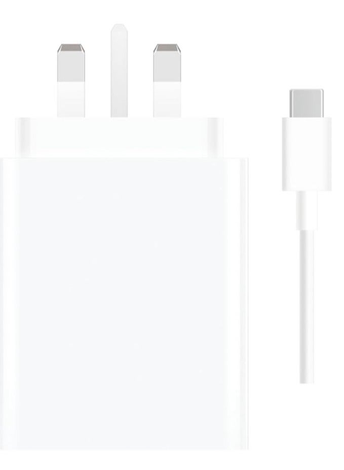 67W Fast Charging Power Adapter for Xiaomi Mi 12/13T, Mi 9T Pro, Poco, Black Shark 5, Mi 13/12T/11T/10T Pro, Note 11 Pro 5G u0026 More (White) - Image 4