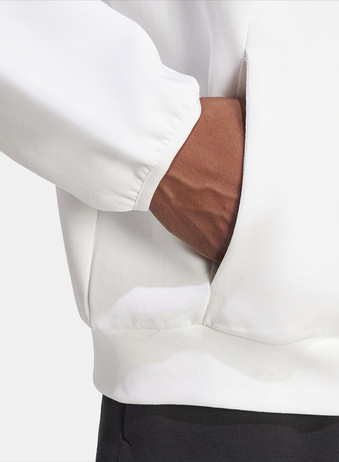 Adidas Future Icons Small Logo Full-Zip Hoodie - Image 4