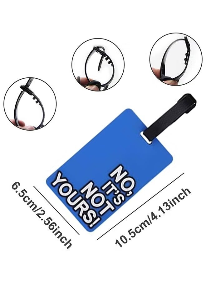 6 Piece Luggage Tags,Suitcase Identify Labels,for travel accessories and Travel Bags - Image 2