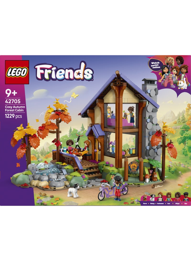 LEGO Friends Cosy Autumn Forest Cabin Toy with Animals 42705 (Age 9+, 1229 Pieces) - Image 3