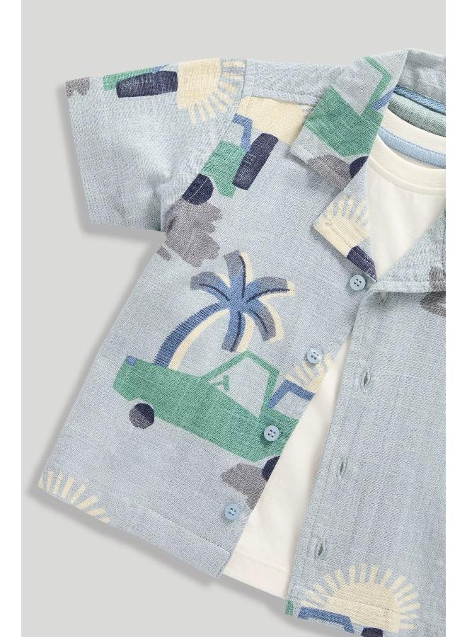 mothercare Shirt and T-Shirt Set  - Image 3