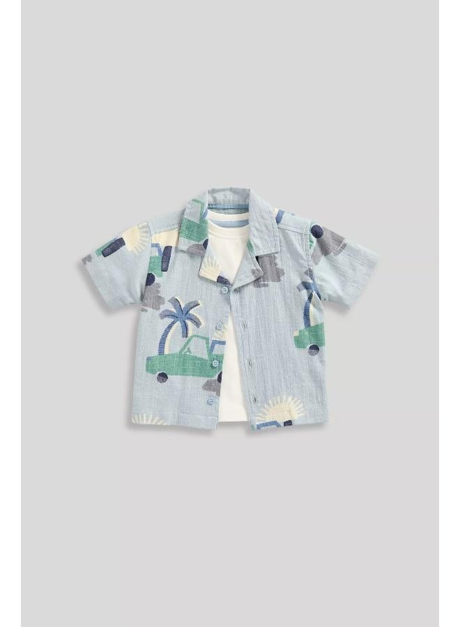 mothercare Shirt and T-Shirt Set  - Image 1