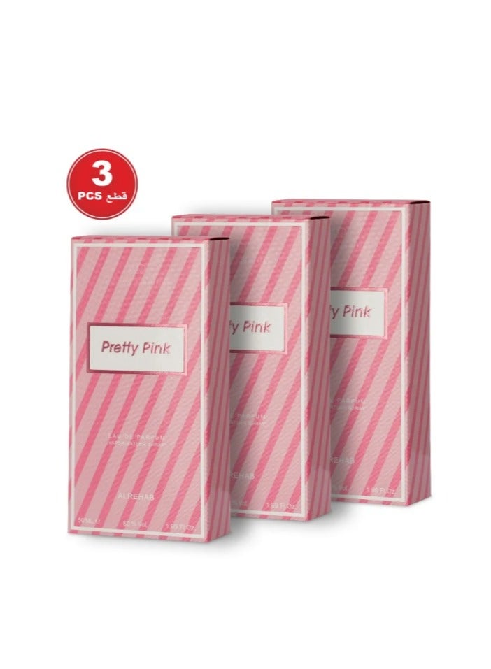 Alrehab Pretty Pink- 3 pcs 50 ml - Image 1