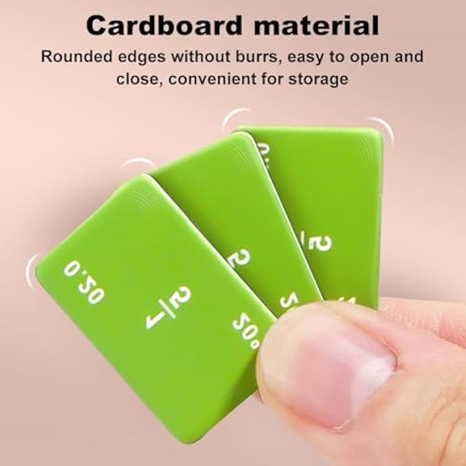 ARITHMETIC EDUCATIONAL TOY, FRACTION CALCULATION MATERIAL, MAGNETIC BREAK LEARNING PUZZLE, 9 COLOURS, FRACTION GAME, MATH TOY, FOR PRIMARY SCHOOL MATERIAL, MATHEMATICS RESOURCES, RABBIT - Image 4