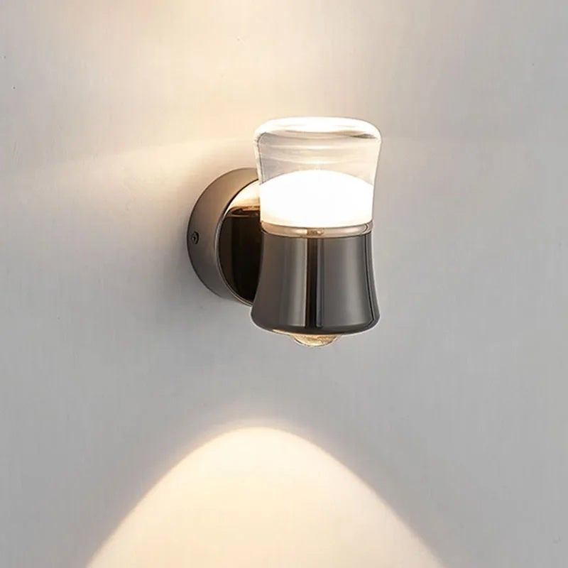 Modern Minimalist Nordic Bedroom Bedside Rotatable Wall Lamp Aisle Living Room Background Wall Decoration Led Lighting - Image 1