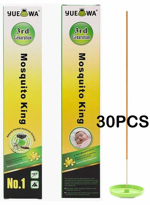 Mosquito and Fly Killing Incense  Sandalwood Fragrance Made with Natural Plant Based Ingredients