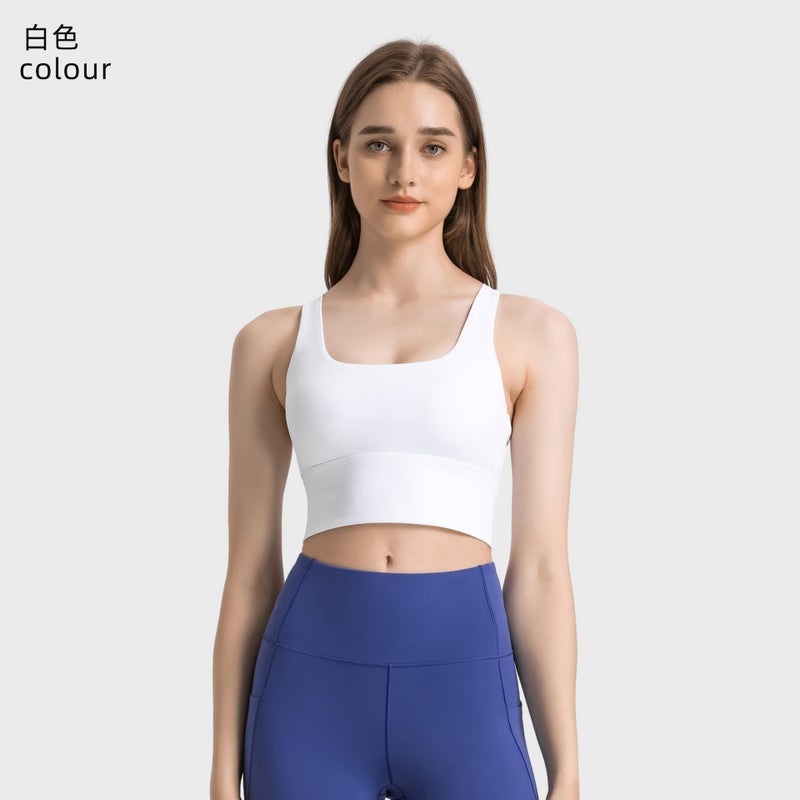 HF Millennium Cross-Back Sports Bra Yoga Pilates Lush Green  - Image 3