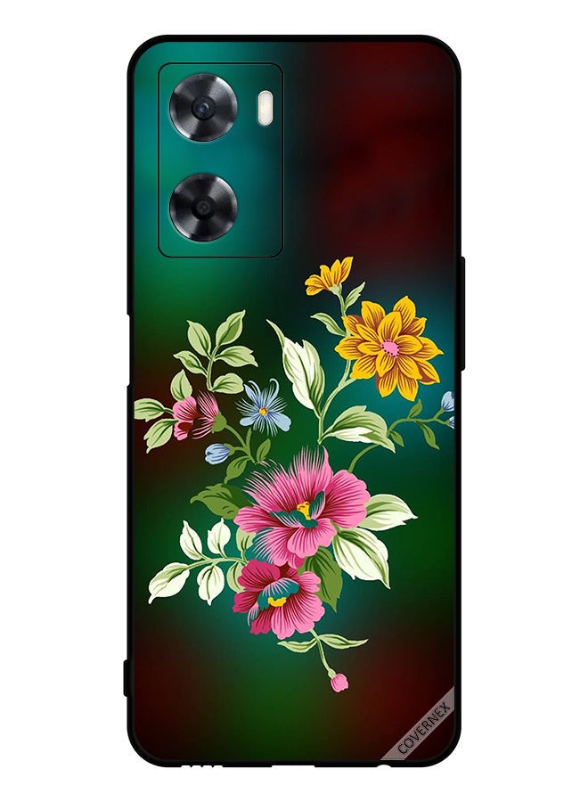 Covernex Protective Case Cover For Oppo A77 4G Hd Flowers - Image 1