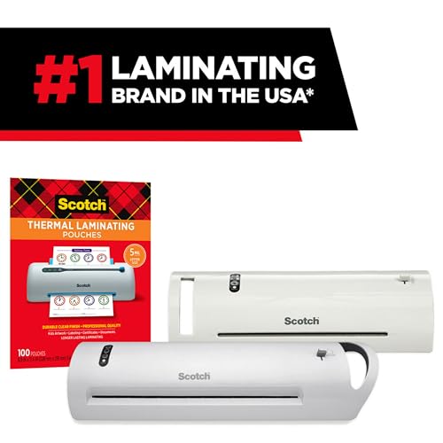 Scotch Thermal Laminating Pouches, for Use with Thermal Laminators, 8.9 x 11.4 Inches, Letter Size Sheets, 100-Pack - Image 5
