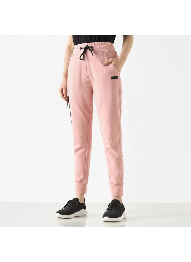 Kappa Kappa Solid Joggers with Drawstring Closure and Pockets