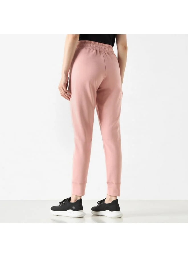 Kappa Kappa Solid Joggers with Drawstring Closure and Pockets