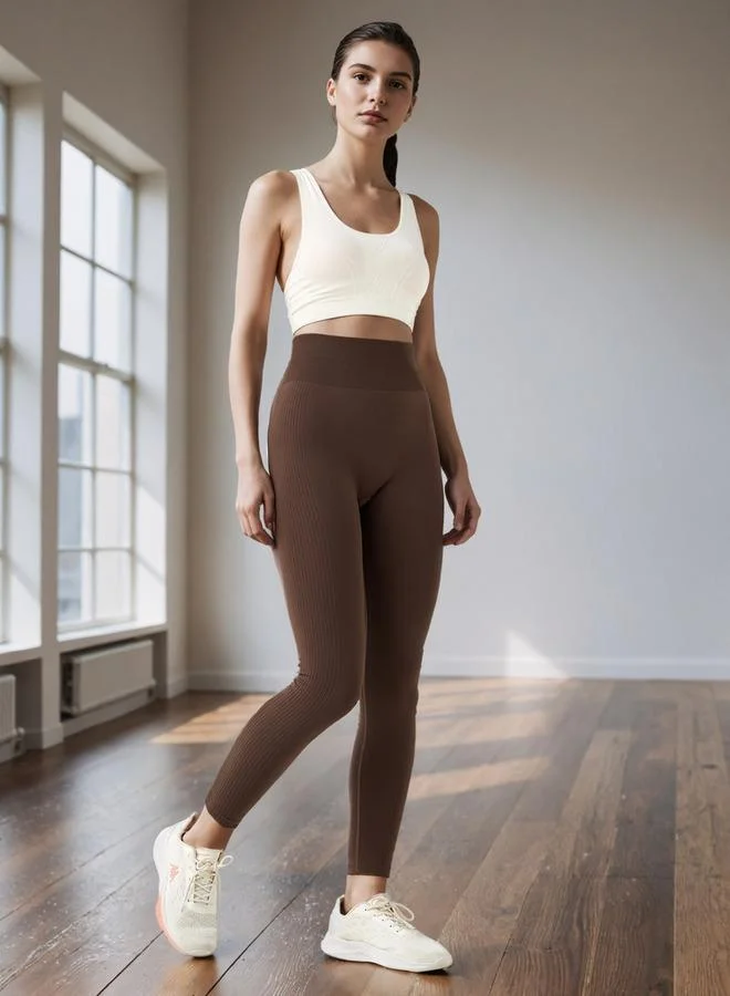 ADOT by Splash Textured Racerback Sports Bra