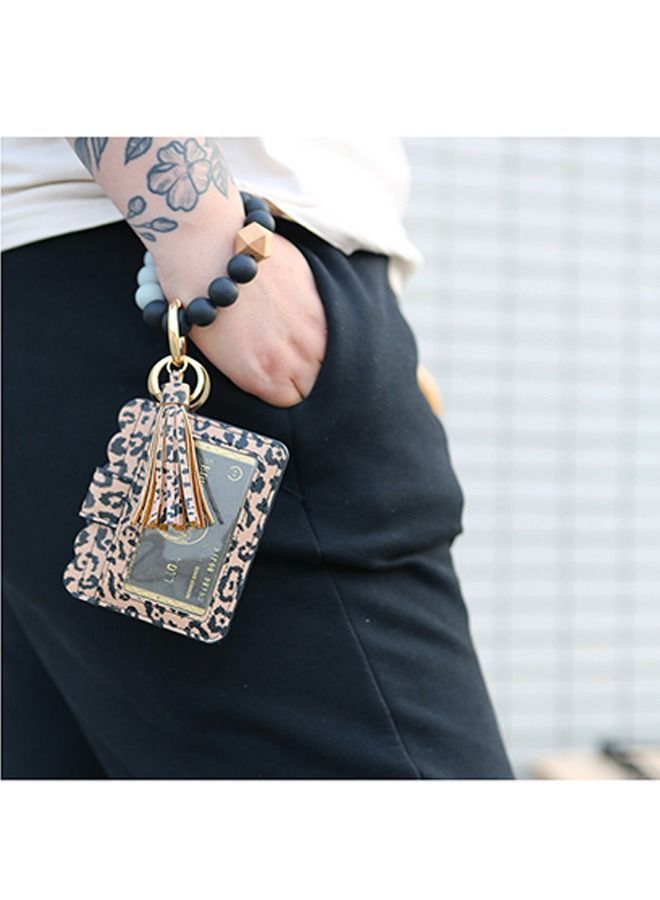 NIBEMINENT Wristlet Keychain Bracelet Wallet  - Image 2