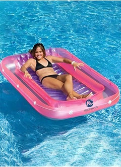 Adventure Lab Inflatable Pool Lounge Float with Pillow – Comfortable Floating Lounge for Adults and Kids, Portable Water Hammock for Swimming Pool and Beach  - Image 2