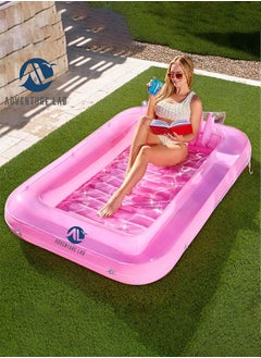 Adventure Lab Inflatable Pool Lounge Float with Pillow – Comfortable Floating Lounge for Adults and Kids, Portable Water Hammock for Swimming Pool and Beach  - Image 4
