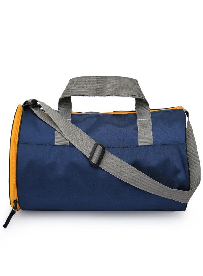 Sfane Gym Bags for Men with Separate Shoe Compartment Sports Gym Bags for Women Unisex Duffle Bags for Gym for Carry & Travel Adjustable Duffel Bags Sports Bag - Blue & Yellow. - Image 3