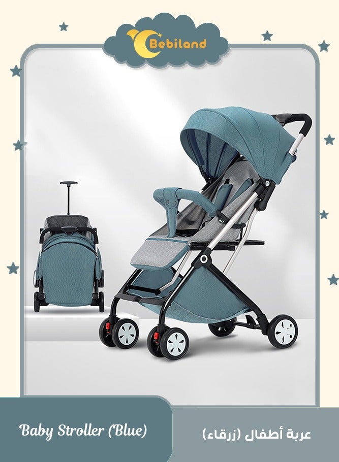 بيبي لاند عربة أطفال للجلوس أو الاستلقاء خفيفة الوزن بمظلة قابلة للطي عربة أطفال بعمر 0-3 سنوات عربة أطفال واحدة - Image 1
