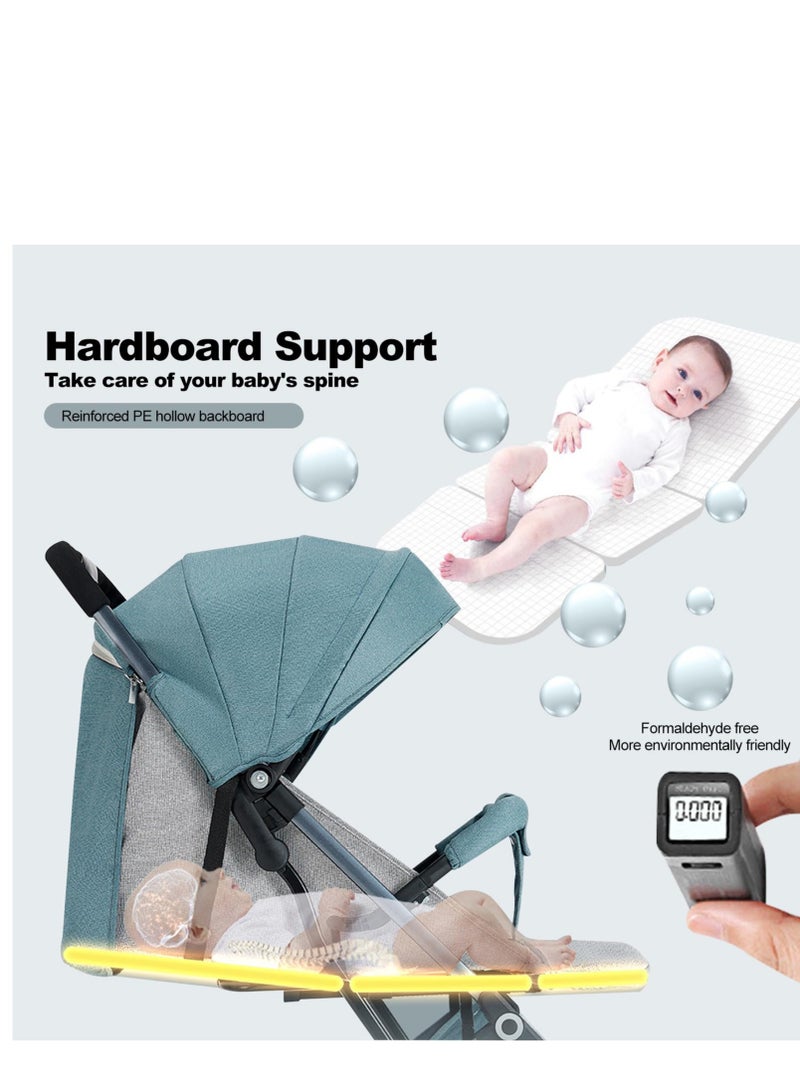 بيبي لاند عربة أطفال للجلوس أو الاستلقاء خفيفة الوزن بمظلة قابلة للطي عربة أطفال بعمر 0-3 سنوات عربة أطفال واحدة - Image 4