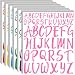 Bemeol 1872 Pieces Letter Stickers 36 Sheet Self Adhesive Stick on Letters Capital Alphabet Sticker Letter for Bulletin Board Classroom Craft Home Decor1 Inch2 Inch - Image 2