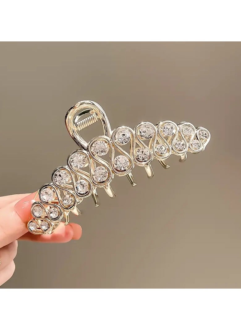 Goolsky Elegant Design Hair Claw Clip for Women, Large Size, Zinc Alloy, Simple Style, Shark Clip Fashion Hair Accessory  - Image 3