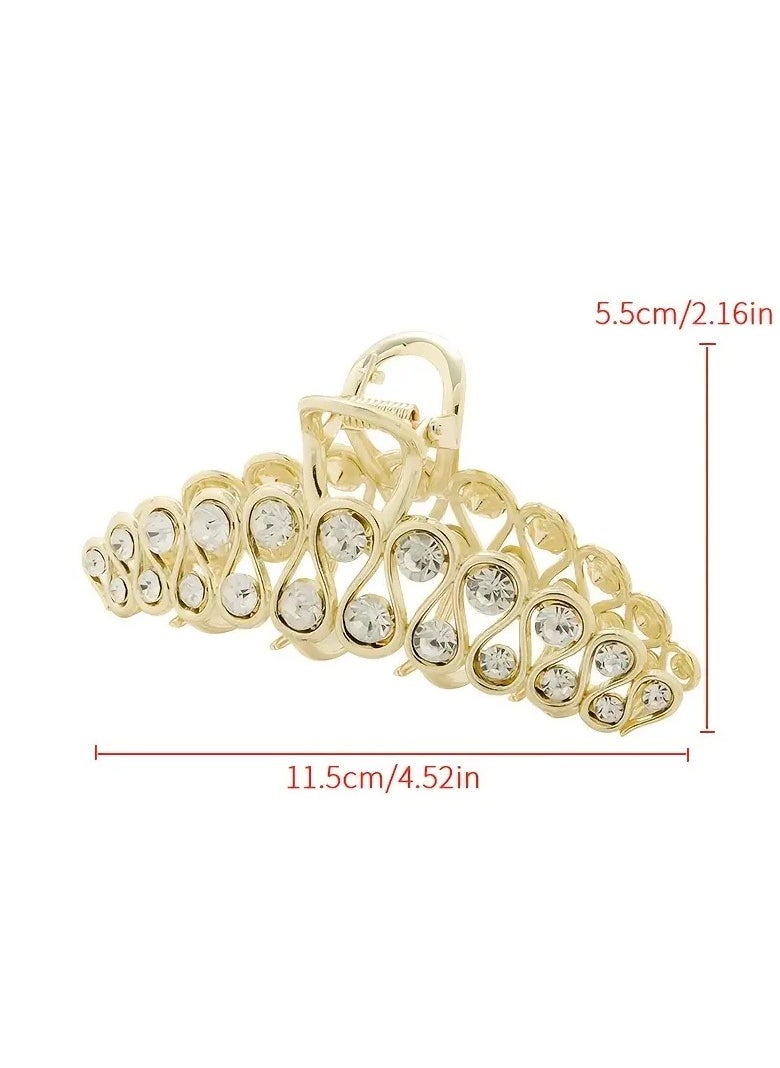Goolsky Elegant Design Hair Claw Clip for Women, Large Size, Zinc Alloy, Simple Style, Shark Clip Fashion Hair Accessory  - Image 4