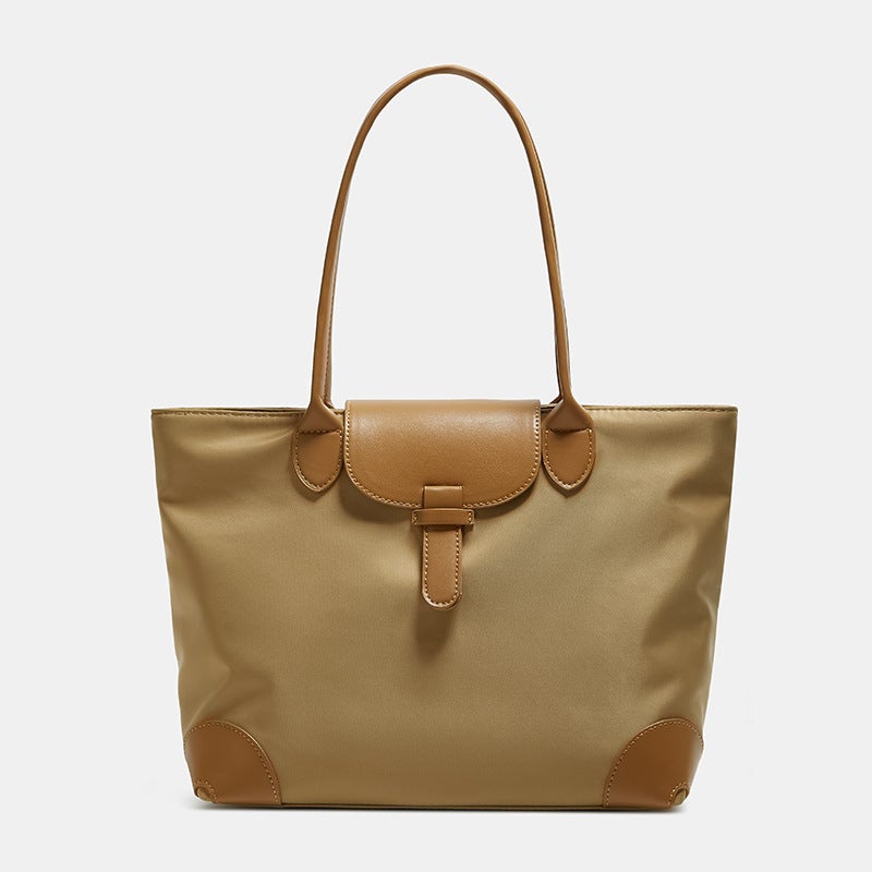 Large-Capacity Bag Women'S New Shoulder Bag Commuter Large Bag Student Class Bag Nylon Cloth Versatile Tote Bag Fashion - Image 1