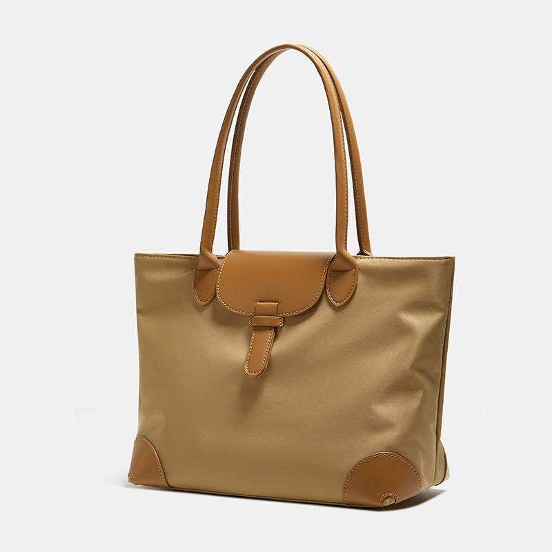 Large-Capacity Bag Women'S New Shoulder Bag Commuter Large Bag Student Class Bag Nylon Cloth Versatile Tote Bag Fashion - Image 2