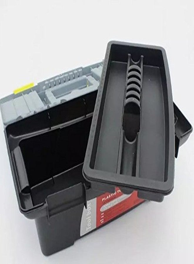 Mezon Multipurpose Storage Box with Handle | Portable Tool Organizer for Home, Office & Garage | Easy to Carry Hardware & Accessories Container (Durable, Random Colors) - Image 5