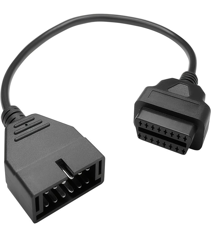 GM 12 Pin OBD1 to OBD2 Adapter 16 Pin Connector for Diagnostic Interface - Image 1
