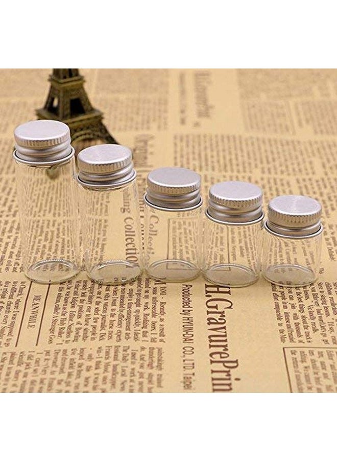 XINGZI 12PCS 15ml Clear Glass Cute Strong Decorative Bottles Vials Tube Jars Cans Container with Aluminum Cap for Cosmetics Dispensing Sample Message Essential Oil Powders Wishing Storage - pzsku/Z4AEF947A466BF76DD6BDZ/45/_/1740982560/4726bd69-3e68-4994-bdbe-518678666c3a