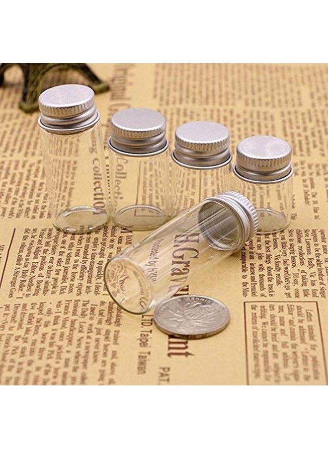 XINGZI 12PCS 15ml Clear Glass Cute Strong Decorative Bottles Vials Tube Jars Cans Container with Aluminum Cap for Cosmetics Dispensing Sample Message Essential Oil Powders Wishing Storage - pzsku/Z4AEF947A466BF76DD6BDZ/45/_/1740982561/627b2736-1a6c-4b88-9f50-ffa4269b2293