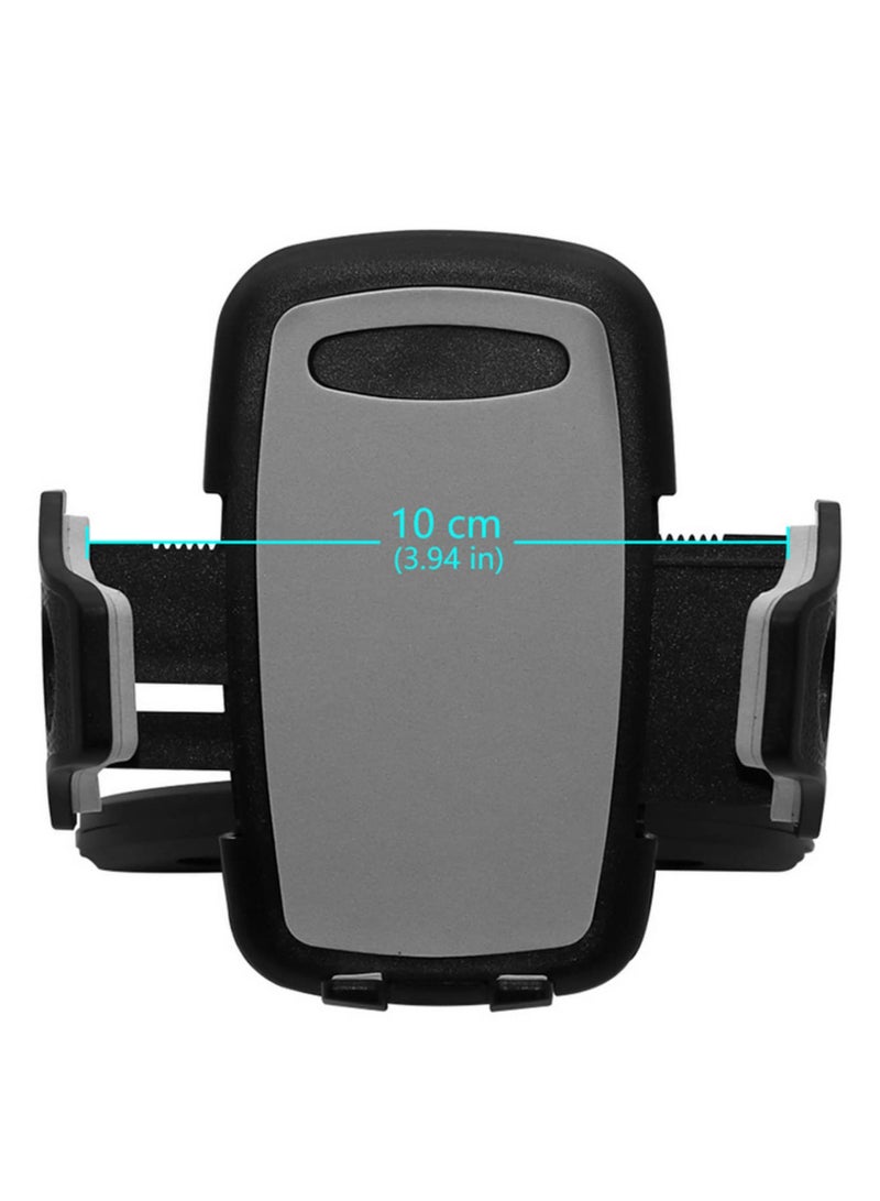360 Degree Rotatable CD Slot Phone Holder for Car Auto Scaling Gravity Phone Stand for iPhone 12 Pro Max for Samsung GPS More Secure Grip with Rubber Pad  (Fits 50-100mm)  - Image 2